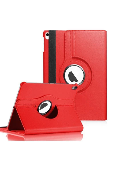 Coverzone Ipad Air 4. Nesil 10.9 Inch Rotating Dönebilen Standlı Kılıf Kırmızı ürün görseli 1