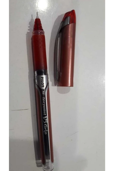 Pilot V5 Grip Hi-tecpoint Kırmızı ürün görseli 1