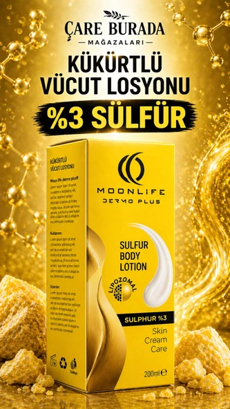 Moonlife - Kükürtlü Vücut Losyonu 200 Ml (%3 Sülfür) ürün görseli 1