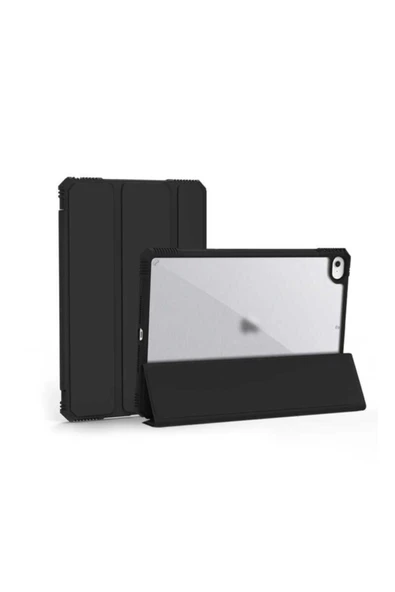 Coverzone Ipad 9.7 2018 Uyumlu ?Alfa Standlı Siyah Tablet Kılıfı ürün görseli 1