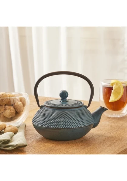 Karaca Mystical Döküm Demlik-Teapot 720 ml Mavi ürün görseli 1