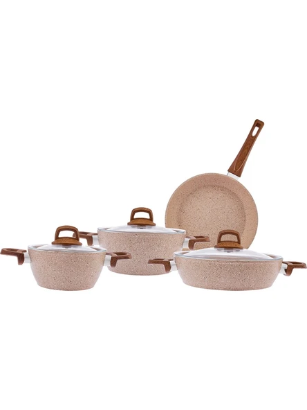 Emsan Royal Natural 7 Parça Tencere Seti - Resim 2