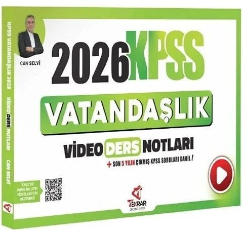 2026 KPSS Vatandaşlık Video Ders Notları Tekrar Akademi ürün görseli 1
