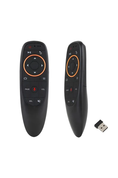 Coverzone Android Tv Box Kumandası 2.4g Kablosuz Air Mouse 6 Eksen Jiroskop Akıllı Pc Dizüstü Projektörü G10s ürün görseli 1