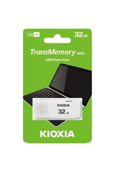 Kioxia Usb 32Gb TransMemory U202 Usb2.0 Beyaz (Model: LU202W032GG4) - Resim 3