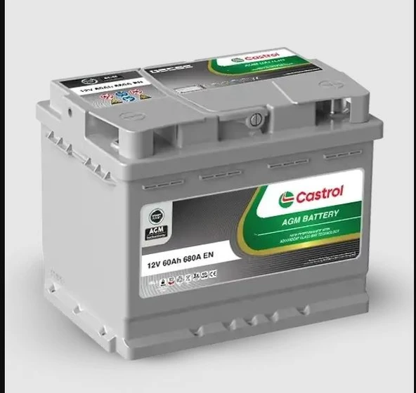CASTROL 60 AMP ARAÇ AKÜSÜ ürün görseli 1