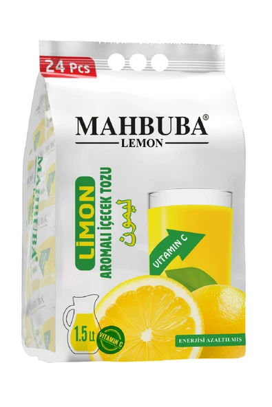 Mahbuba Limon Aromalı Soğuk Toz Içecek 24x11.2gr ürün görseli 1