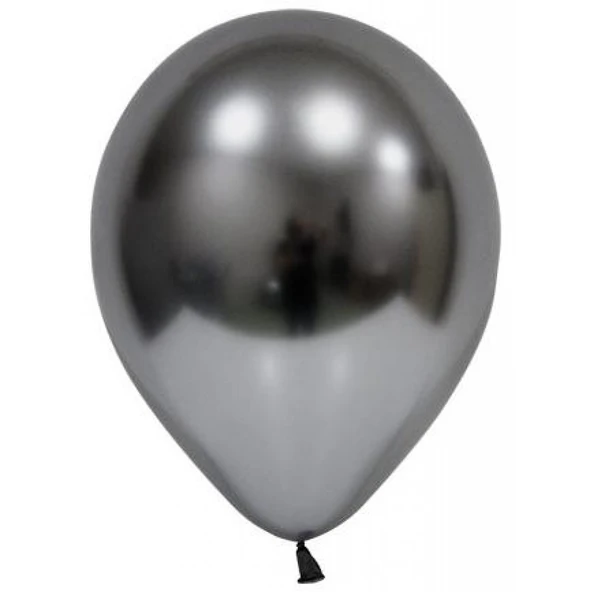 Balon Krom Parlak 12 inç Uzay Gri 50'li ürün görseli 1