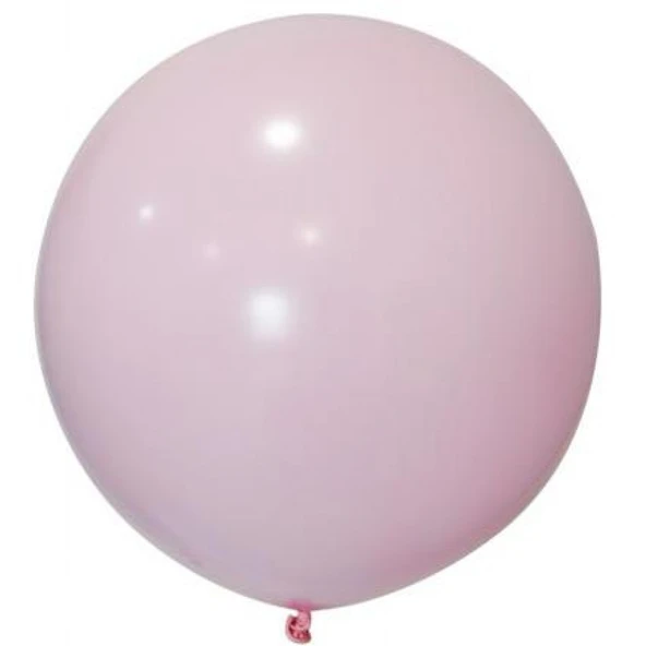 Balon Jumbo Düz 24 inç Makaron Pembe 3'li ürün görseli 1