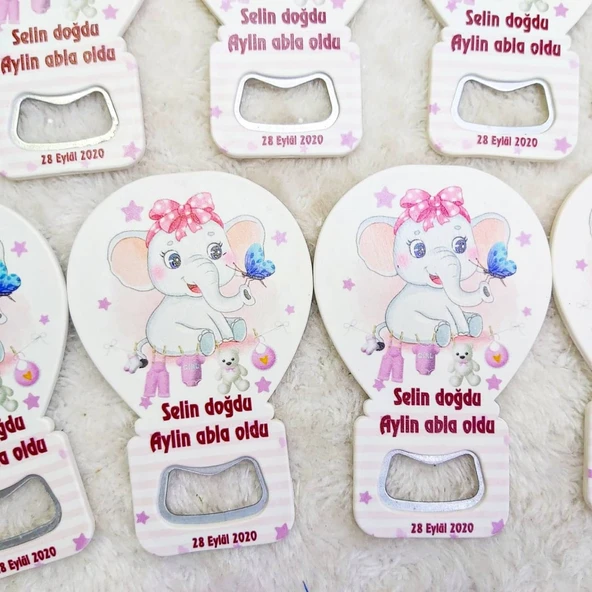 Bebek Magnet Balon Açacak Hdbl2(30 Adet) - Resim 2