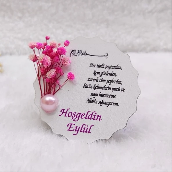 Nazar Dualı Bebek Hediyelik Magnet(30 Adet) ürün görseli 1