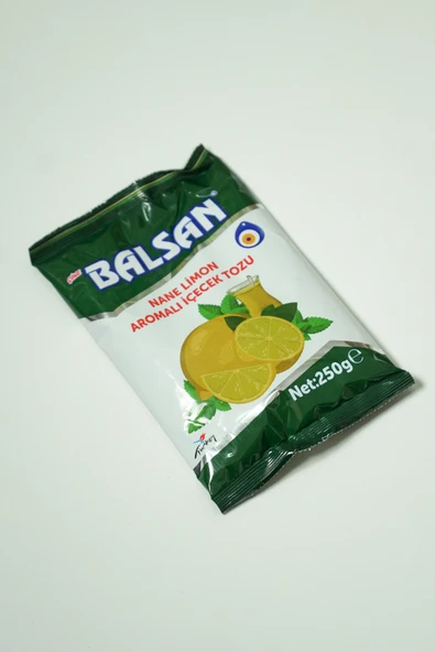 çine balsan NANE LİMON AROMALI TOZ İÇECEK 250 GR ürün görseli 1