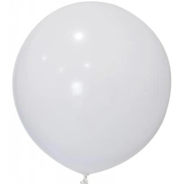 Balon Jumbo Düz 24 inç Beyaz 3'li ürün görseli 1