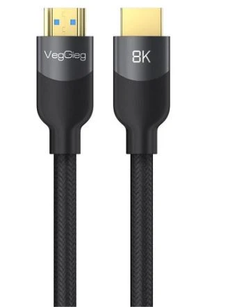 VegGieg Premium V-H904 10 m 8K HDMI Kablo-AMBALAJ HASARLI SIFIR ÜRÜN ürün görseli 1