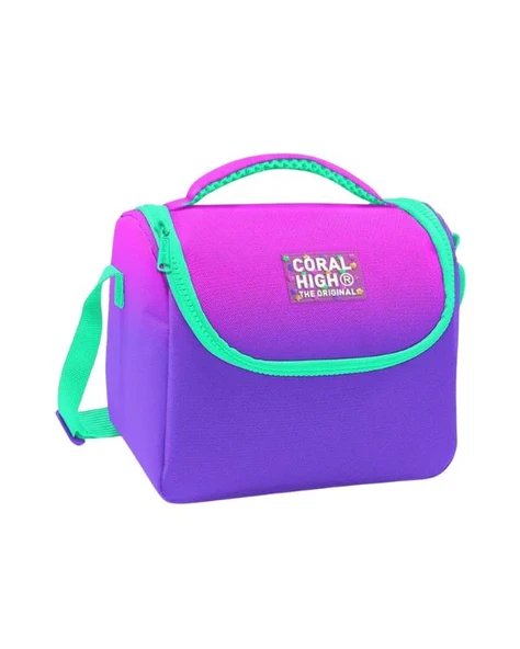 Coral High Pembe Mor Renk Geçişli Thermo Beslenme Çantası 11762 ürün görseli 1