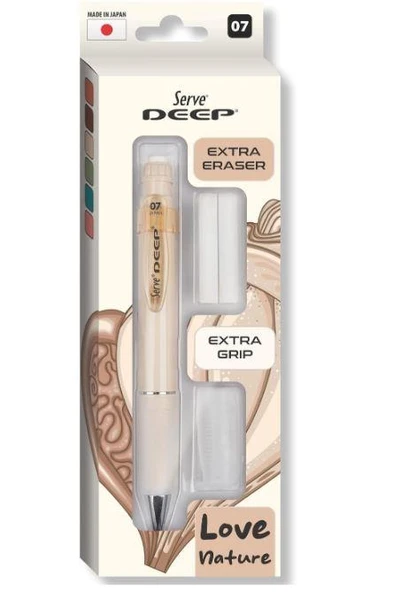 Serve Deep FilDişi Renk 0.7 mm Versatil Kalem Seti ürün görseli 1