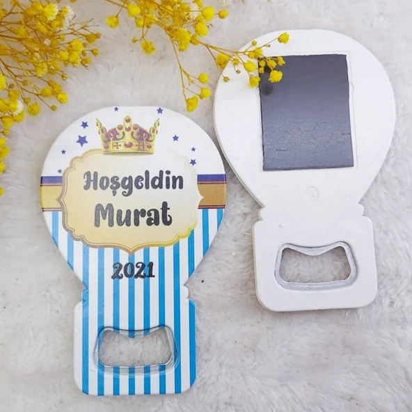 Prens Erkek Bebek Magnet Balon Açacak Hdbl8(30 Adet) ürün görseli 1