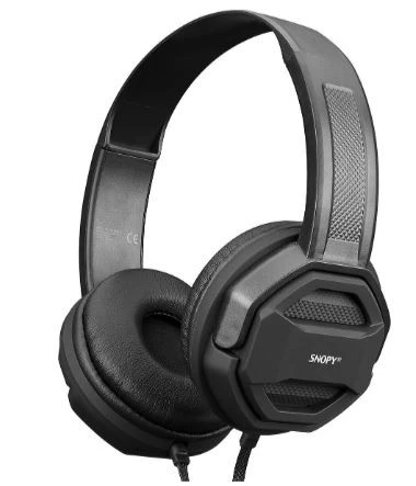 Snopy Bonny SN-101 Siyah Kablolu Kulak Üstü Kulaklık-AMBALAJ HASARLI SIFIR ÜRÜN ürün görseli 1