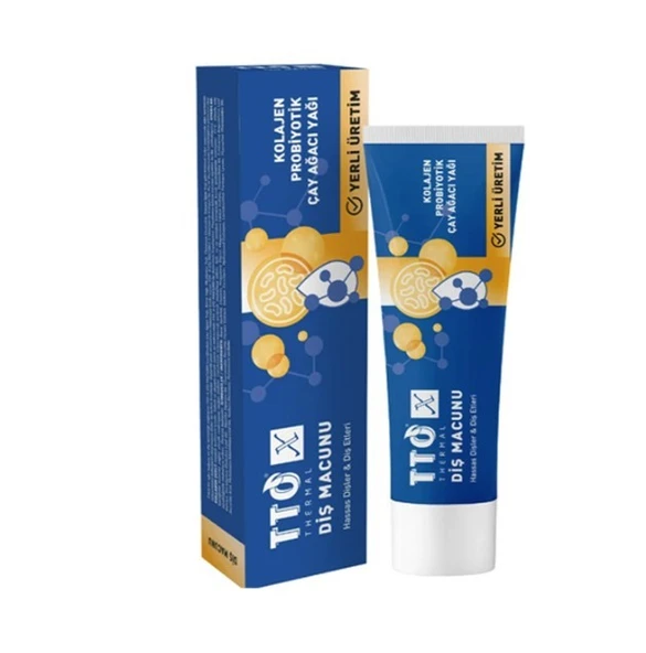 TTO X Probiyotik Hassas Dişler İçin Diş Macunu 75 ml ürün görseli 1