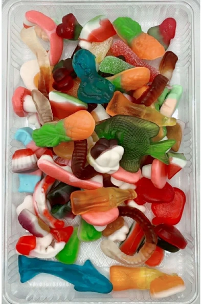 İkizler Karışık Meyveli Jelibon Mix - Jellyboon Meyveli Yumuşak Şeker 500 gr. ürün görseli 1
