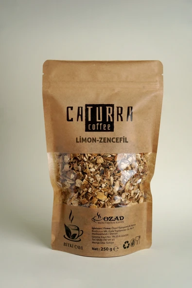 Caturra ZENCEFİL LİMON ÇAYI 250 GR ürün görseli 1