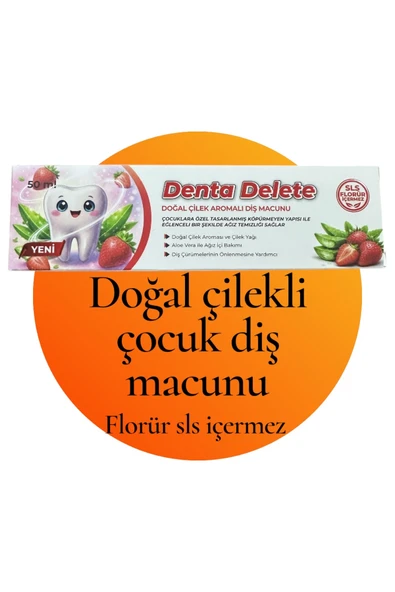 DENTA DELETE COCUK DIS MACUNU CILEK 50 ML ürün görseli 1