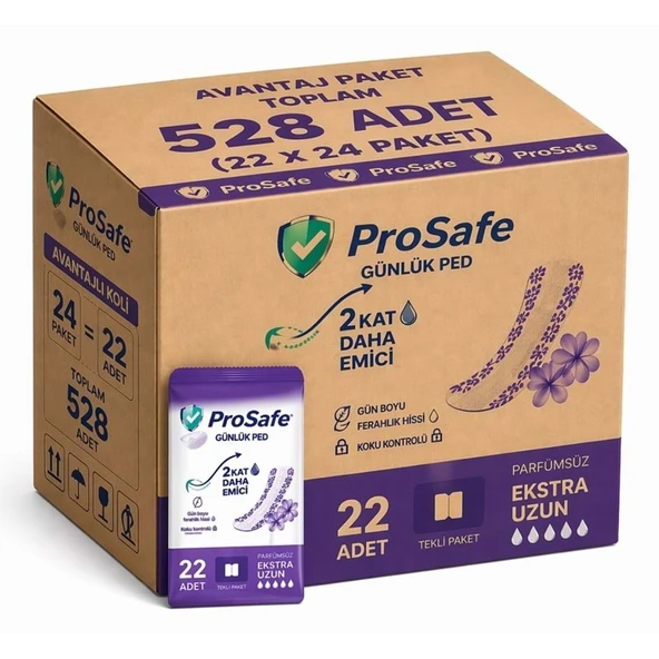 Prosafe Günlük Ped Uzun 528 Adet ürün görseli 1