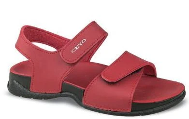 Ceyo Bello-3ı Kırmızı Ortopedik Kız Çocuk Sandalet ürün görseli 1
