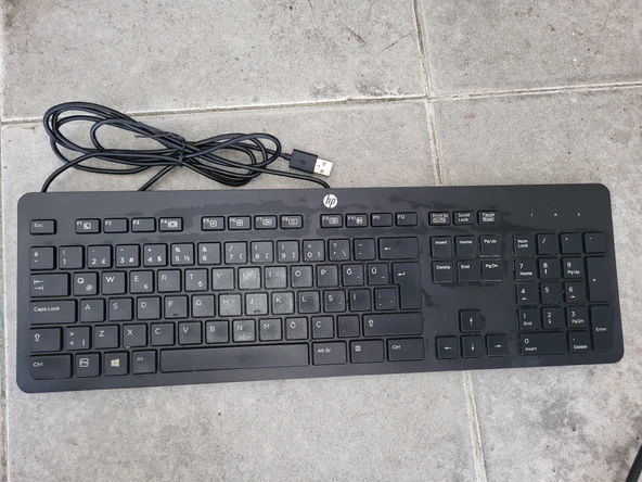 HP USB ORJİNAL ÇOK TEMİZ KLAVYE KARGO DAHİL. ürün görseli 1