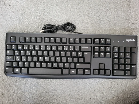LOGİTECH K120 USB YEPYENİ KLAVYE KARGO DAHİL  SIFIR GİBİ ürün görseli 1