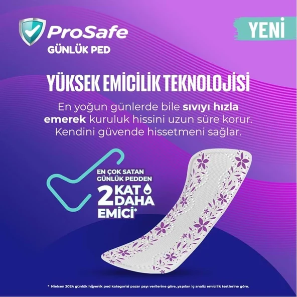 Prosafe Günlük Ped Extra Uzun 240 Adet - Resim 4