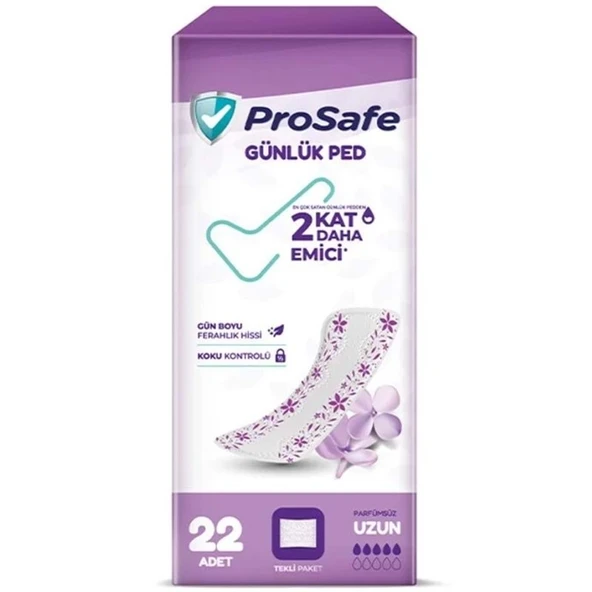 Prosafe Günlük Ped Uzun 22 Adet ürün görseli 1