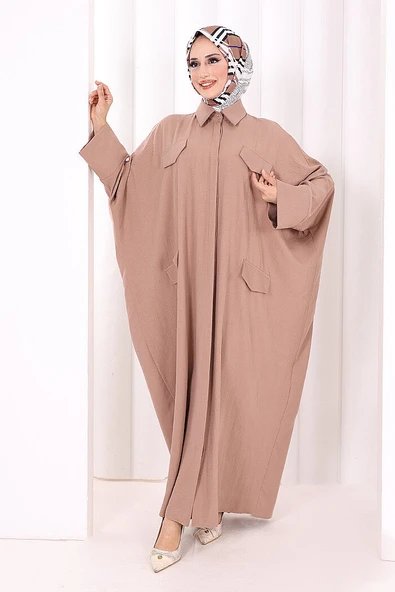 Yarasakol Elbise 7071 Somon - Resim 2