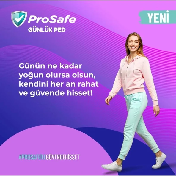 Prosafe Günlük Ped Uzun 528 Adet - Resim 4