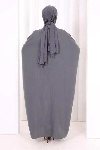 Yarasakol Elbise 7071 Antrasit - Resim 4