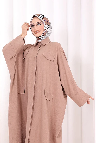 Yarasakol Elbise 7071 Somon - Resim 5