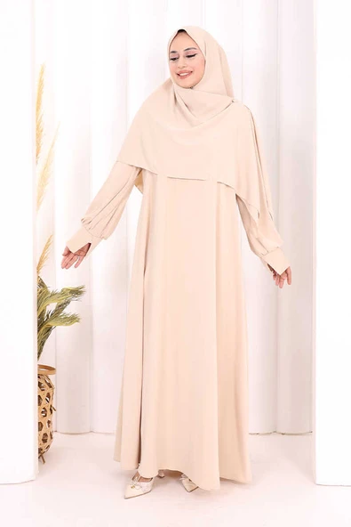 Eşarplı Elbise 6059 Taş ürün görseli 1