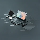 Teclast T65 6/128 GB LTE 13.4'' Tablet (Resmi Distribütör Garantili) KILIF+KLAVYE+MOUSE+KULAKLIK+KALEM+STAND HEDİYELİ ürün görseli 1