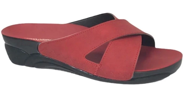 Ceyo Venedik-9ı Kırmızı Ortopedik Kadın Terlik ürün görseli 1
