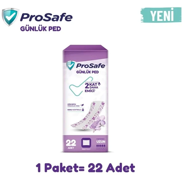 Prosafe Günlük Ped Uzun 528 Adet - Resim 3
