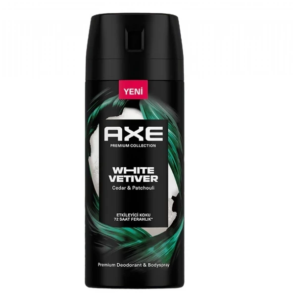 AXE DEO PREM. 150ML WHITE VETIVER 6194 ürün görseli 1