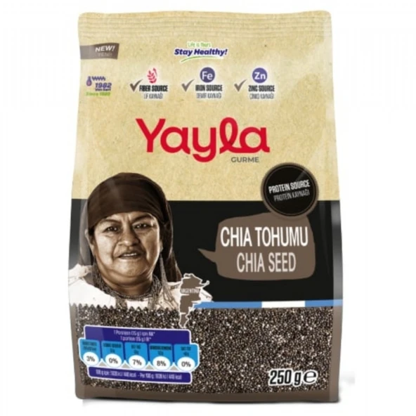 YAYLA 250GR GURME CHIA TOHUMU ürün görseli 1