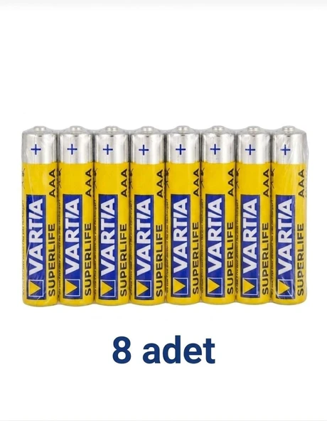 Varta Superlife Çinko AA İnce Pil 8 Adet ürün görseli 1