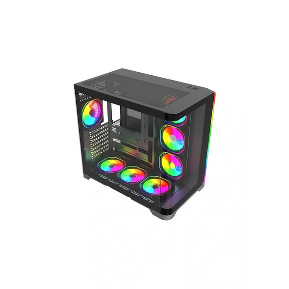 QUANTUM STORMFORGE 7x120mm ARGB Gaming Pc Kasası - Resim 3