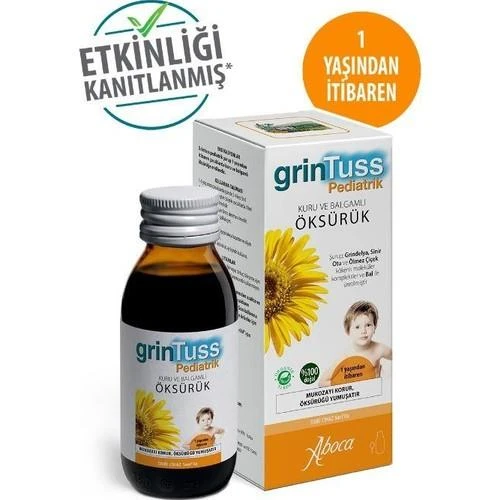 GrinTuss Pediatrik Öksürük Şurubu 128 gr ürün görseli 1