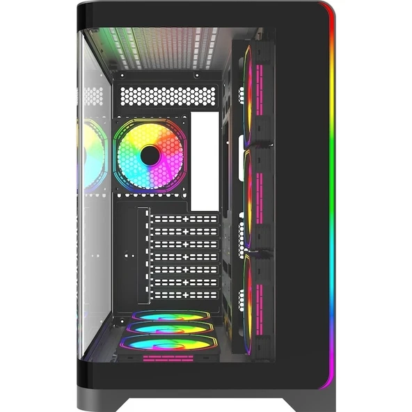 QUANTUM STORMFORGE 7x120mm ARGB Gaming Pc Kasası ürün görseli 1