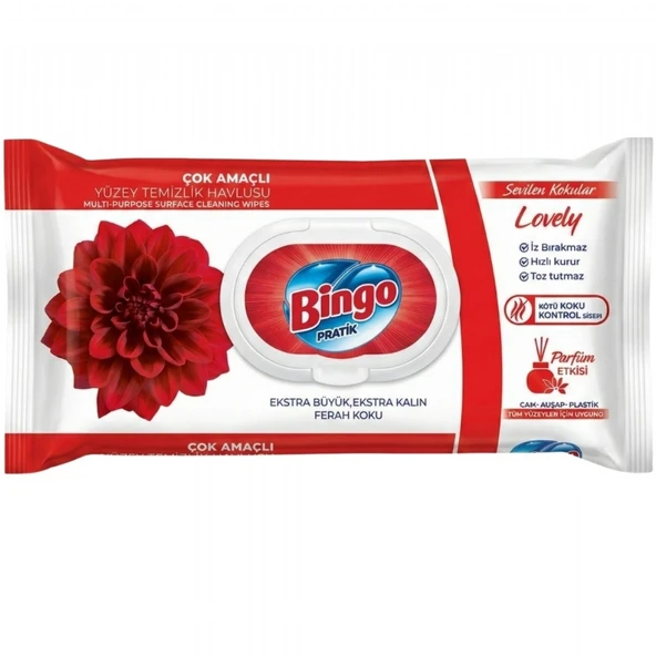 BINGO PRATIK YUZEY HAVLUSU 96'LI LOVELY 18966 ürün görseli 1
