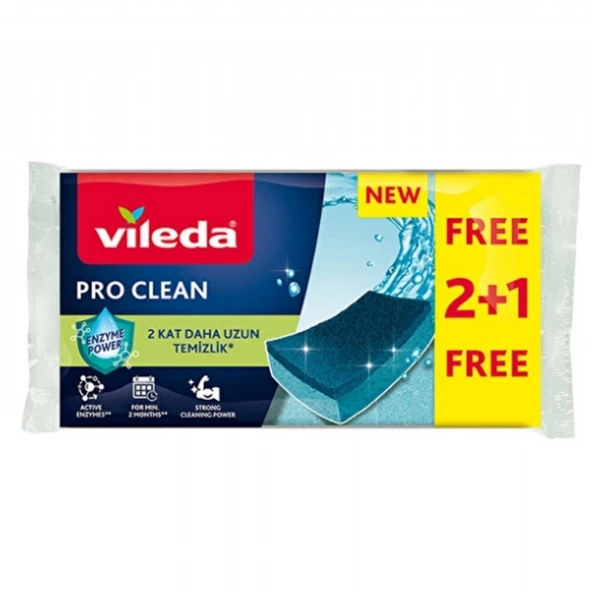 VILEDA SUNGER 2+1 PRO CLEAN HIGH FOAM ürün görseli 1