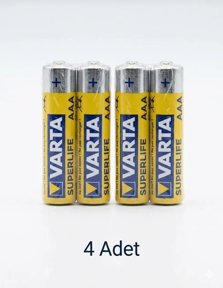 Varta Superlife Çinko AA İnce Pil 4 Adet ürün görseli 1