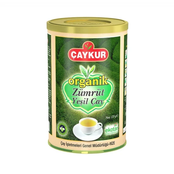CAYKUR ORGANIK ZUMRUT YESIL CAY 125GR ürün görseli 1